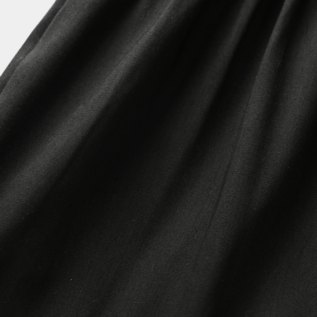 Infant Girls Gharara Chata Patti - Black