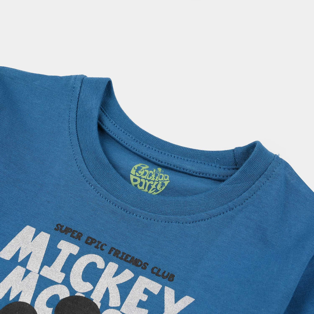 Infant Boys Jersey/Terry T-Shirt (Character) - Blue