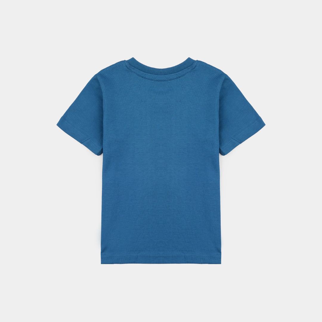 Infant Boys Jersey/Terry T-Shirt (Character) - Blue