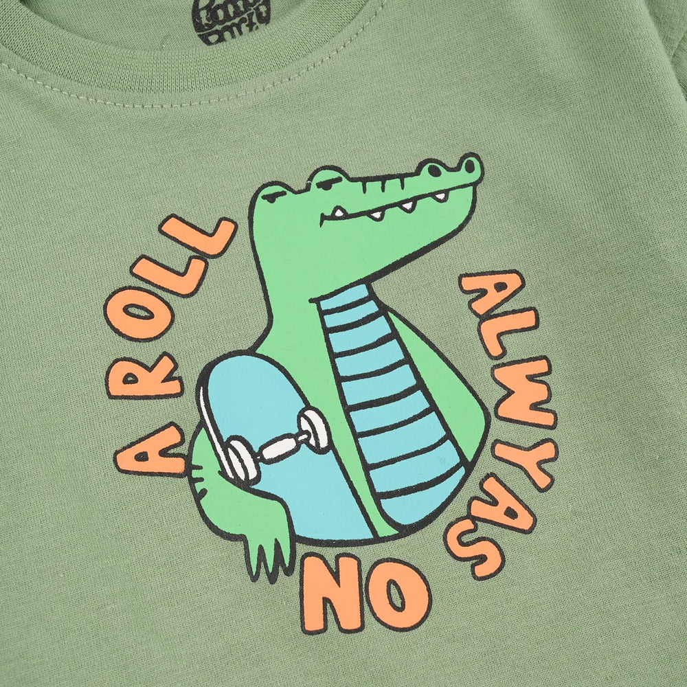 Infant Boys Jersey/Terry T-Shirt A Roll-Lod.Frost