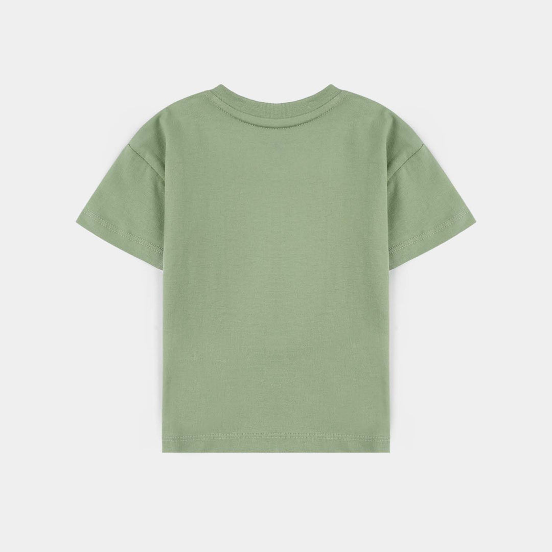 Infant Boys Jersey/Terry T-Shirt (A Roll) - Lodestone Frost