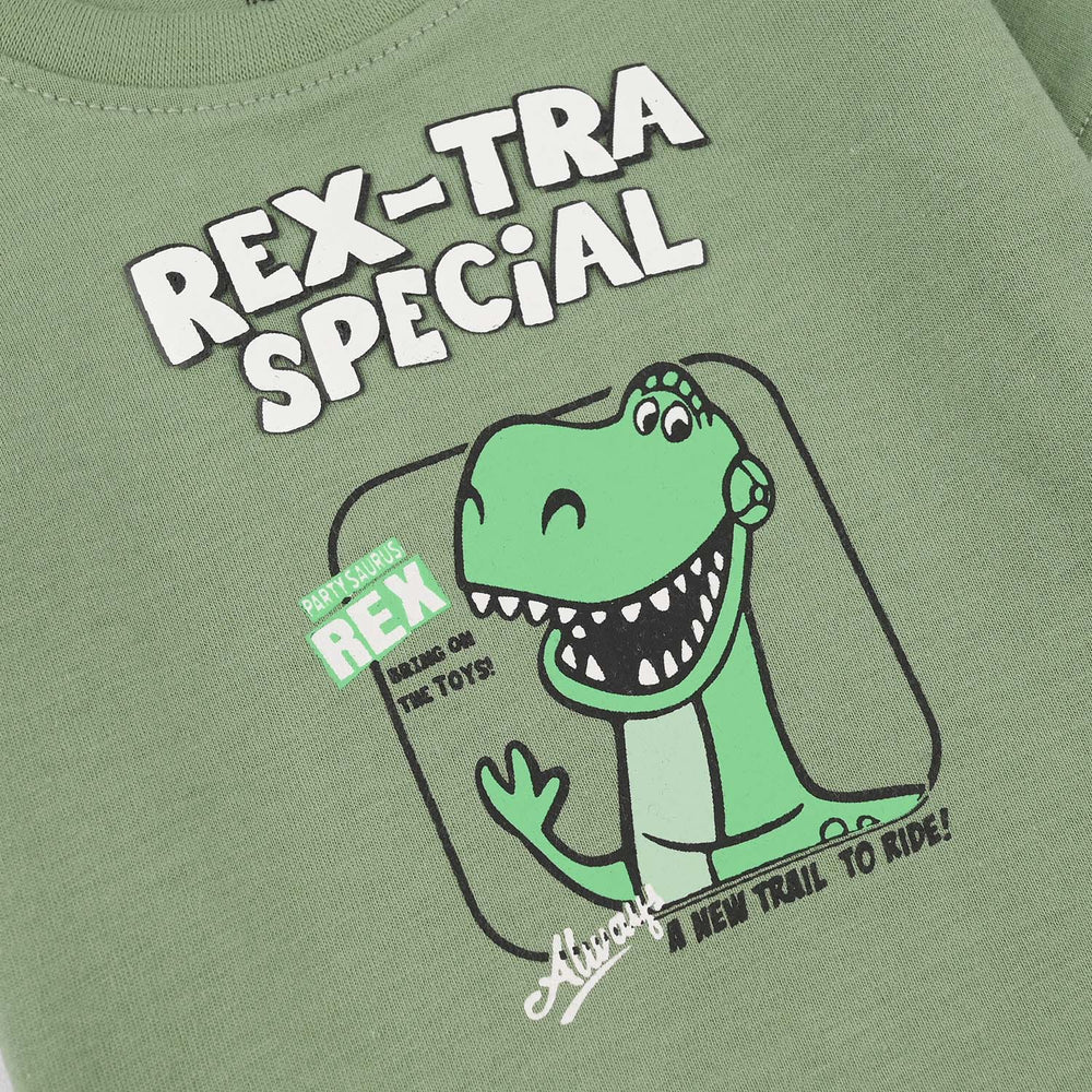 Infant Boys Jersey/Terry T-Shirt Rex-Tra Special-Lod.Frost