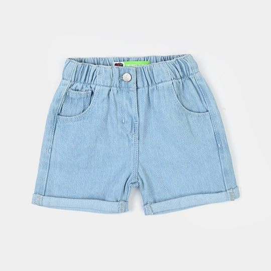 Infant Girls Yarn Dyed 2 Pc Suit - Blue