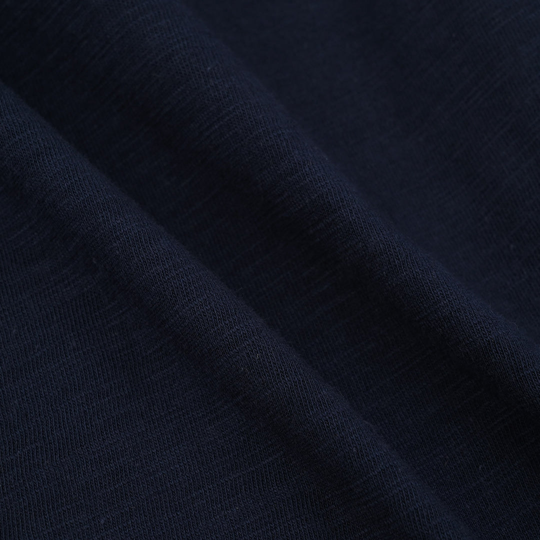 Boys Slub Jersey T-Shirt - Navy Blue