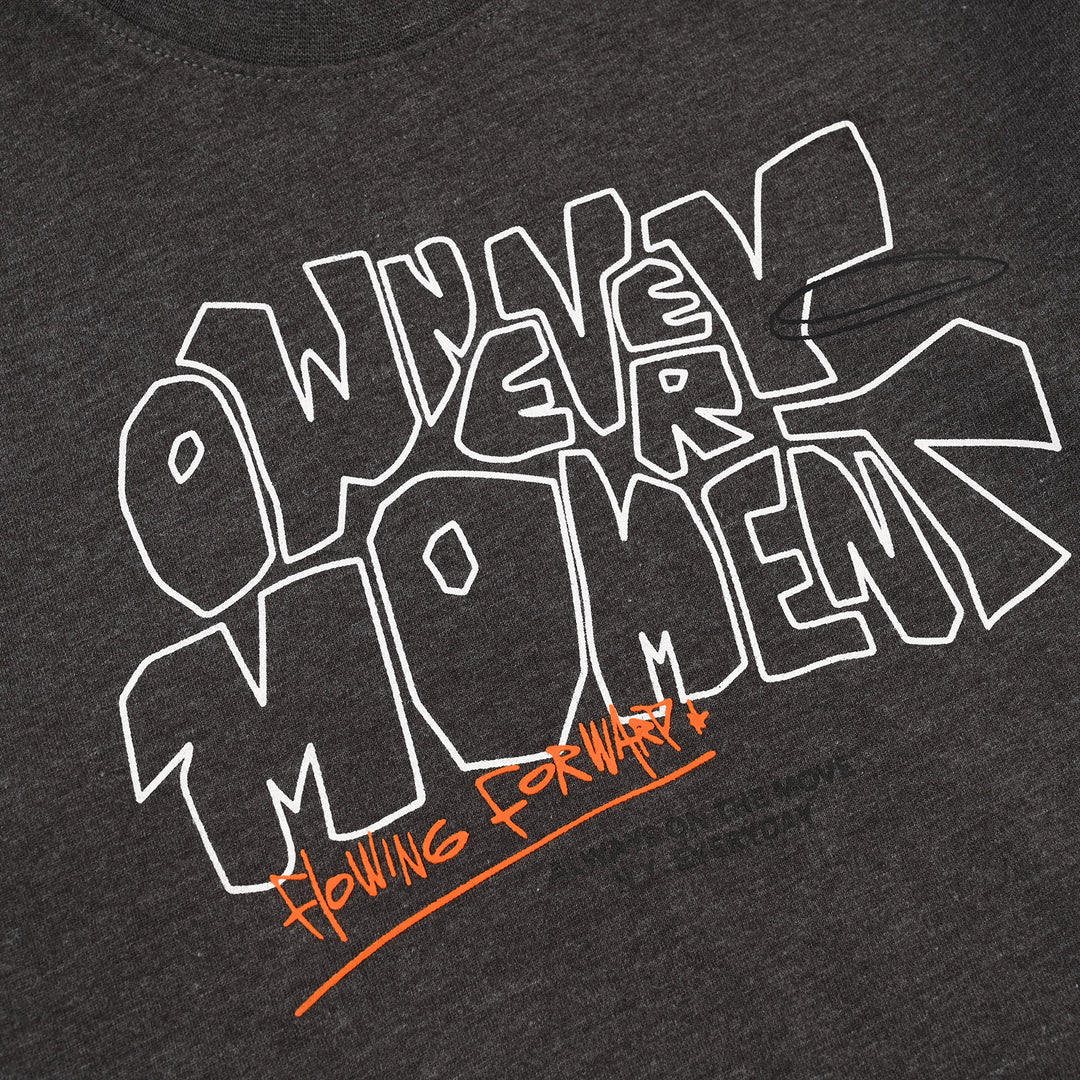 Boys Jersey/Terry T-Shirt (Own Every Moment) - Grey