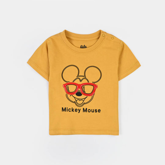 Infant Boys Jersey/Terry T-Shirt Character - Yellow