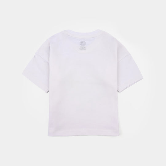 Infant Boys Jersey/Terry T-Shirt (Dino Days) - White