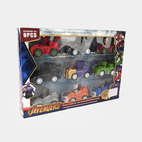 Pullback Racing Car W/Hero PT13509