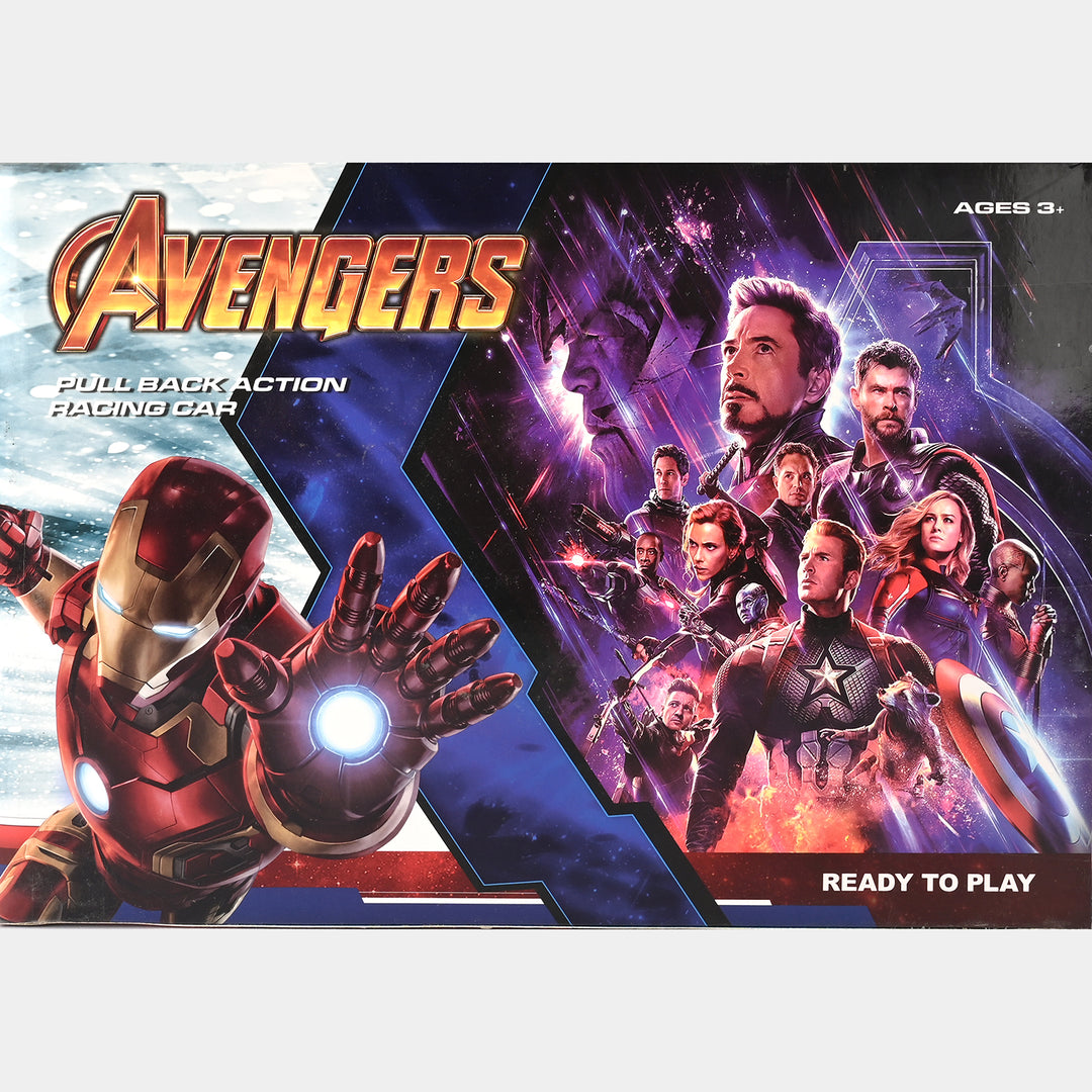 Pullback Racing Car W/Hero PT13509