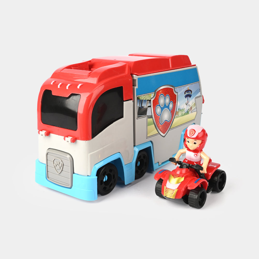 Dogs Rescue Series – Transforming Rescue Bus Toy
