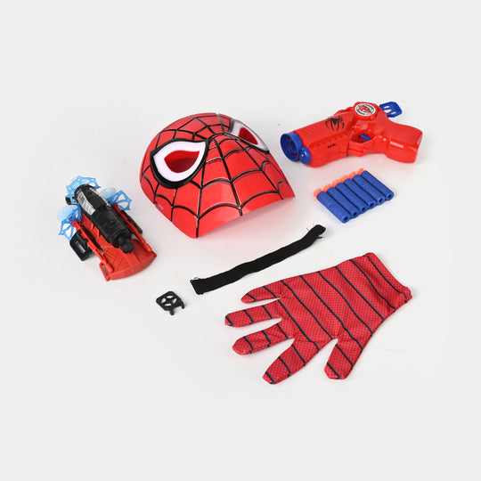 Action Hero Play Set with Soft Dart Blaster and Webshooter