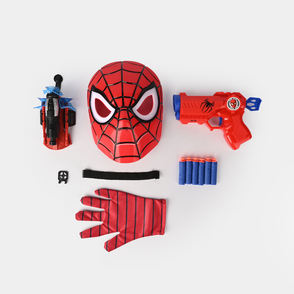 Action Hero Play Set with Soft Dart Blaster and Webshooter