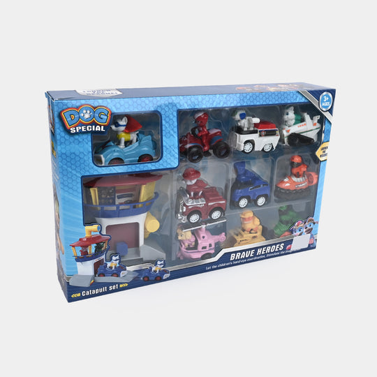 Special Heroes Pull-Back Action Vehicles Set