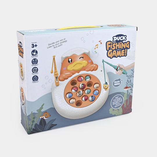 Electric Cute Duck Fishing Game For Kids
