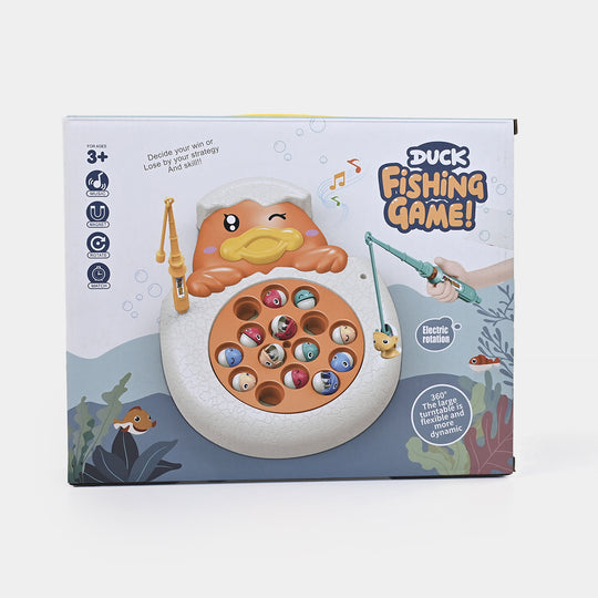 Electric Cute Duck Fishing Game For Kids