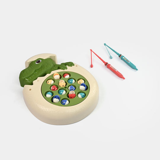 Electric Dinosaur Fishing Game for Kids