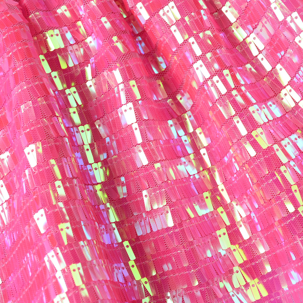 Infant Girls Net Short Skirt Shinny Pink