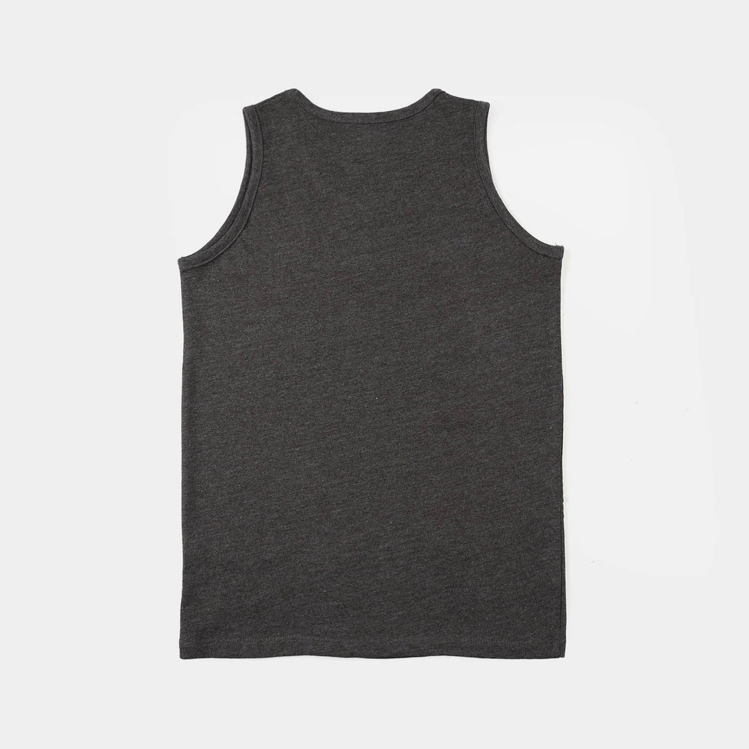 Boys Slub Jersey Sando (Game Mood) – Dark Grey