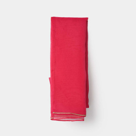 Girls Raw Silk 3Pcs Aabroo-BLACK