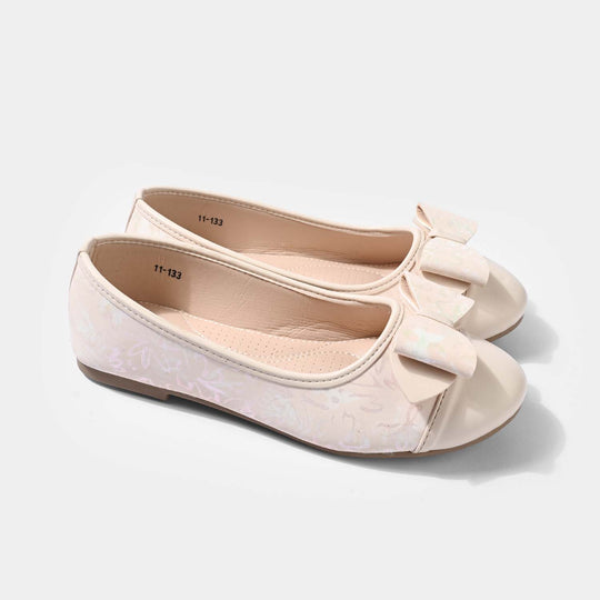 Girls Pumps 11-133-BEIGE