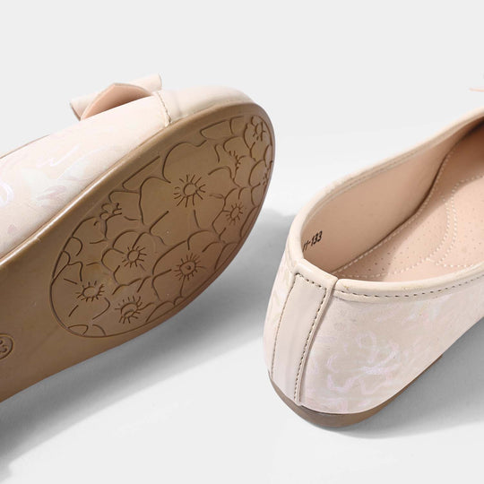 Girls Pumps 11-133-BEIGE