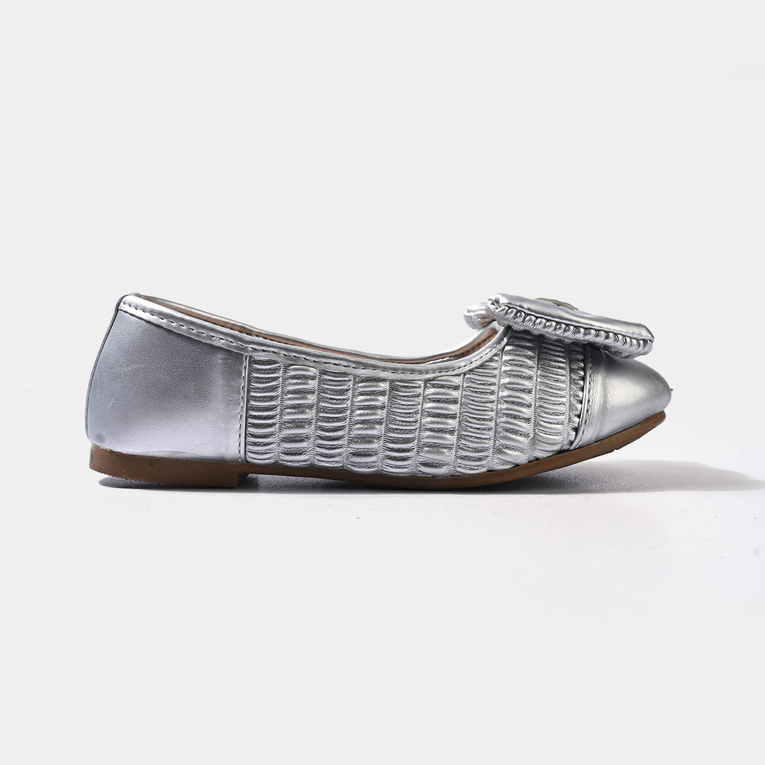 Girls Pumps 11-134-SILVER