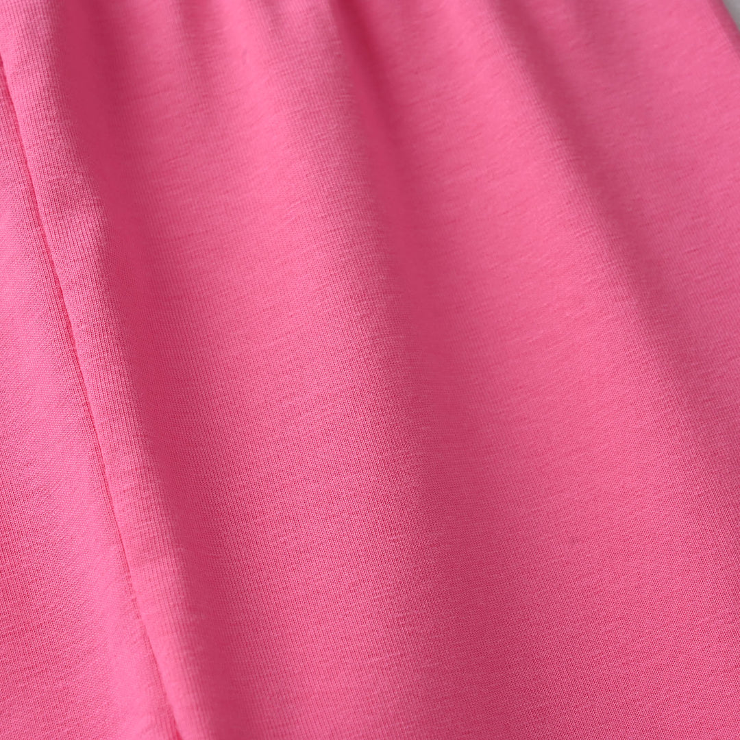 Infant Girls Lycra/Jersey Tights - Hot Pink