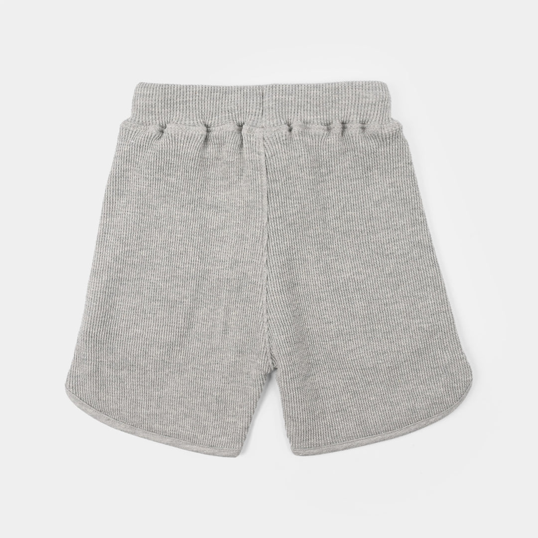 Boys Thermal Shorts Tree - Grey