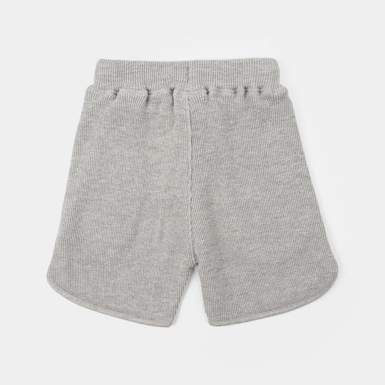 Boys Thermal Shorts Tree - Grey