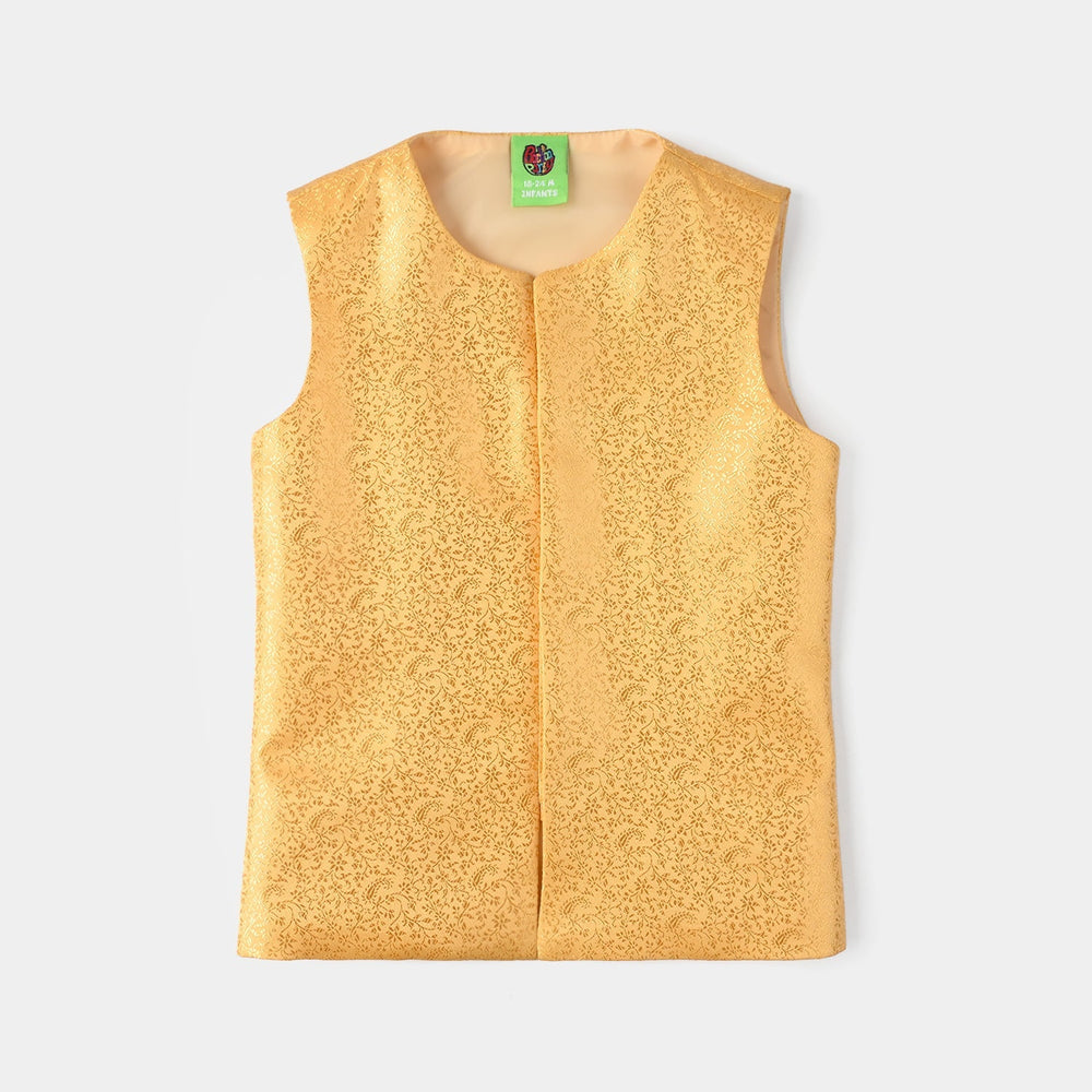 Infant Boys Poly Viscos Waistcoat (Essential Yellow)