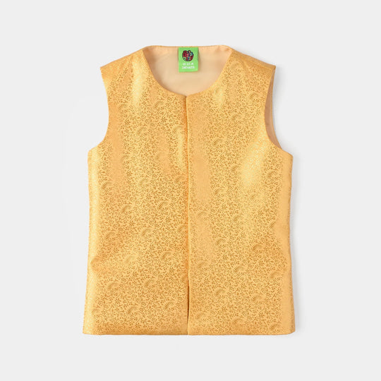 Infant Boys Poly Viscos Waistcoat (Essential Yellow)