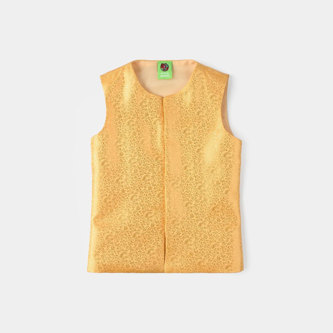Infant Boys Poly Viscos Waistcoat (Essential Yellow)