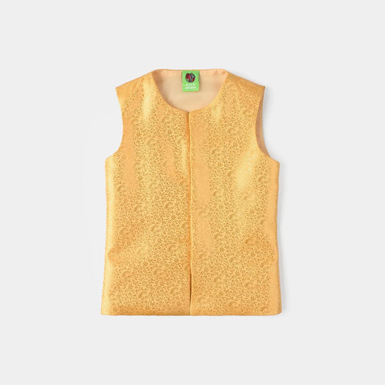Infant Boys Poly Viscos Waistcoat (Essential Yellow)