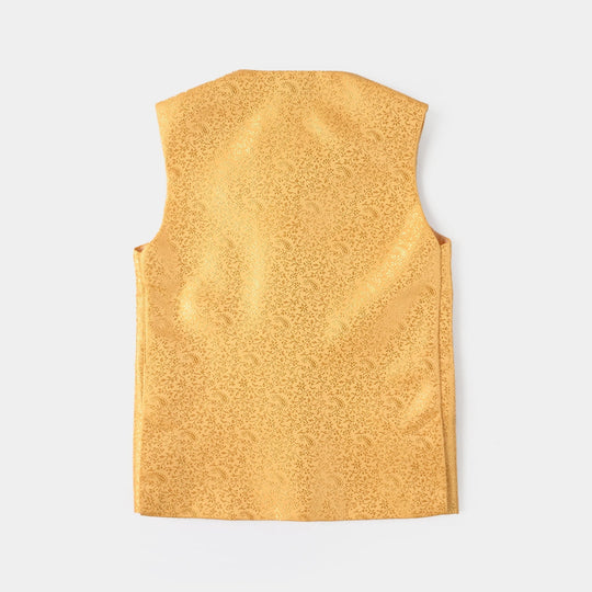 Infant Boys Poly Viscos Waistcoat (Essential Yellow)