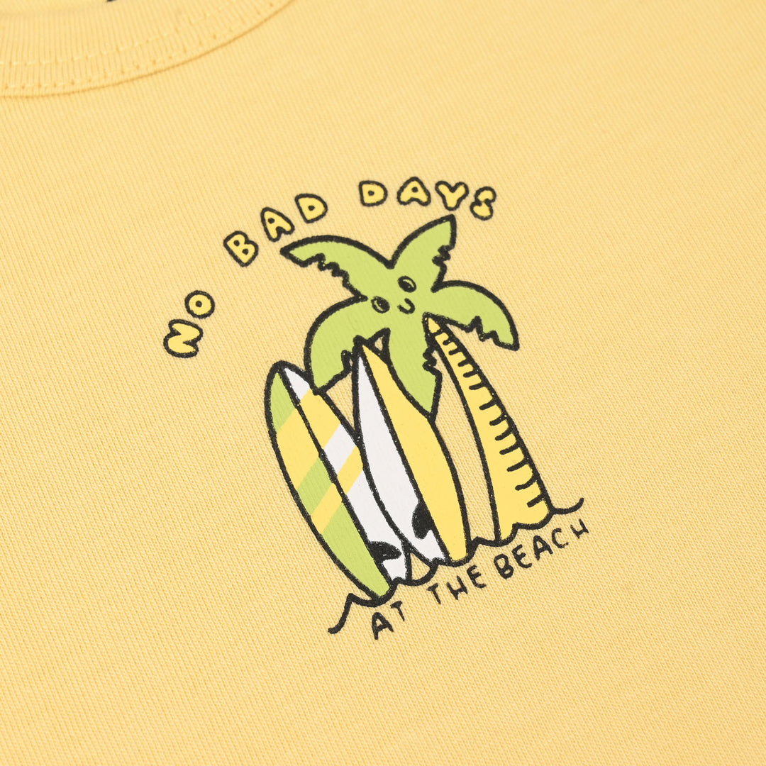 Infant Boys Jersey/Terry Sando (No Bad Day) - Yellow