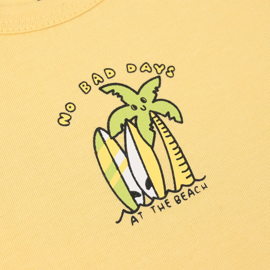 Infant Boys Jersey/Terry Sando (No Bad Day) - Yellow