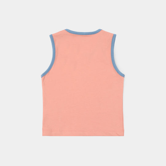 Infant Boys Jersey/Terry Sando Stitch-Tera Cotta