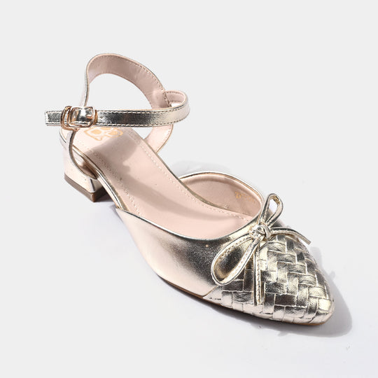 Girls Pumps Heels ZP-124-GOLDEN