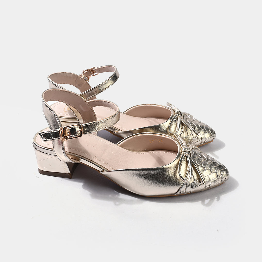 Girls Pumps Heels ZP-124-GOLDEN