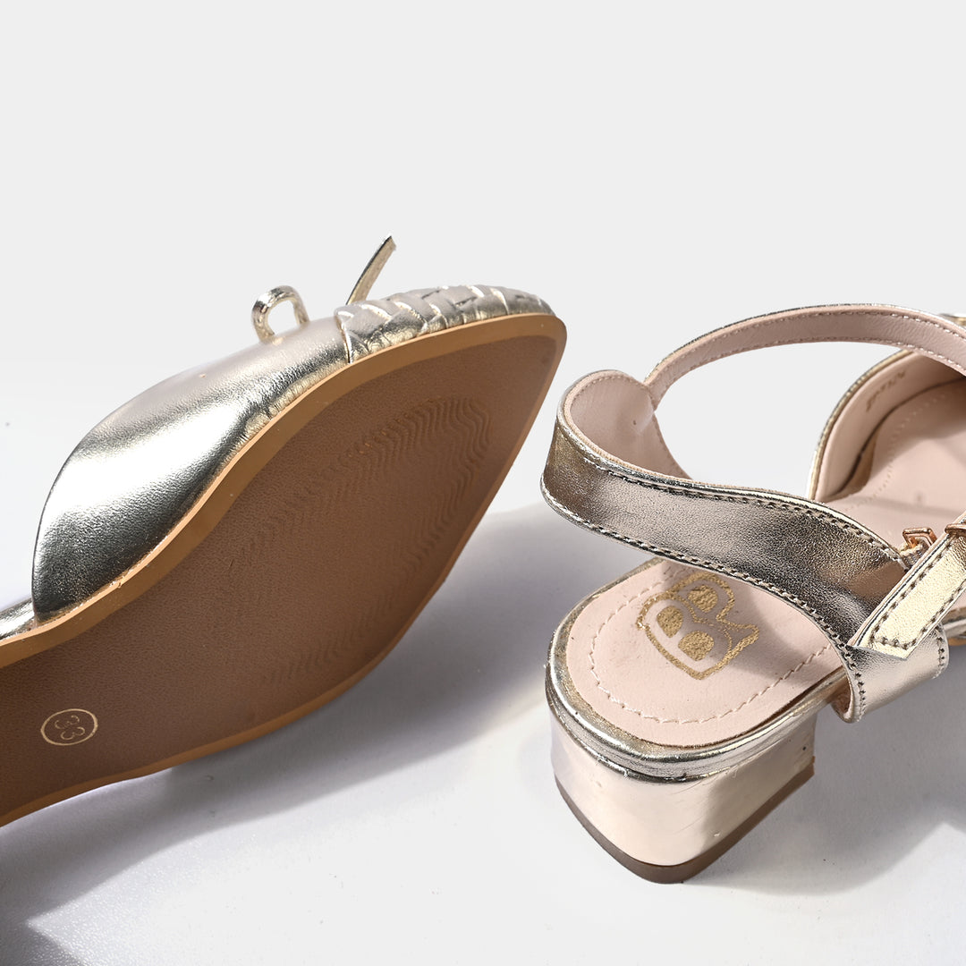 Girls Pumps Heels ZP-124-GOLDEN