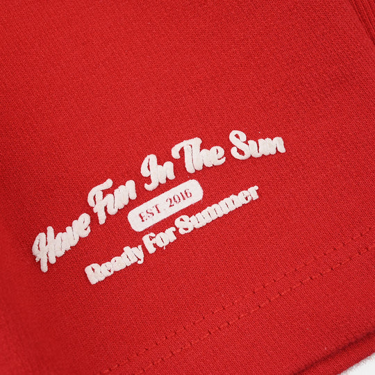 Boys Jersey/Terry Short Have Fun-Andr.Rush