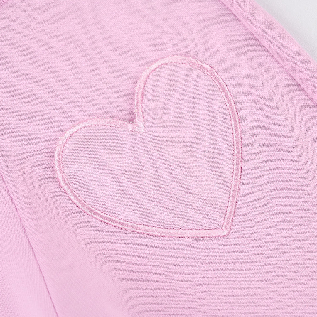 Infant Girls Cotton Shorts (Heart Pocket) - Pink