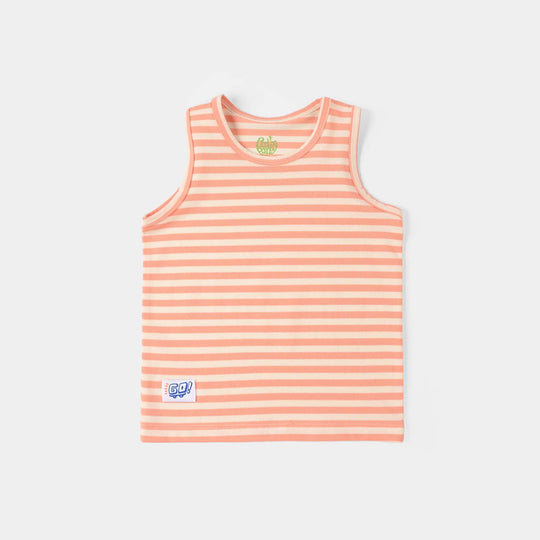 Infant Boys Jumbo Pique Sando Elephant - Rust