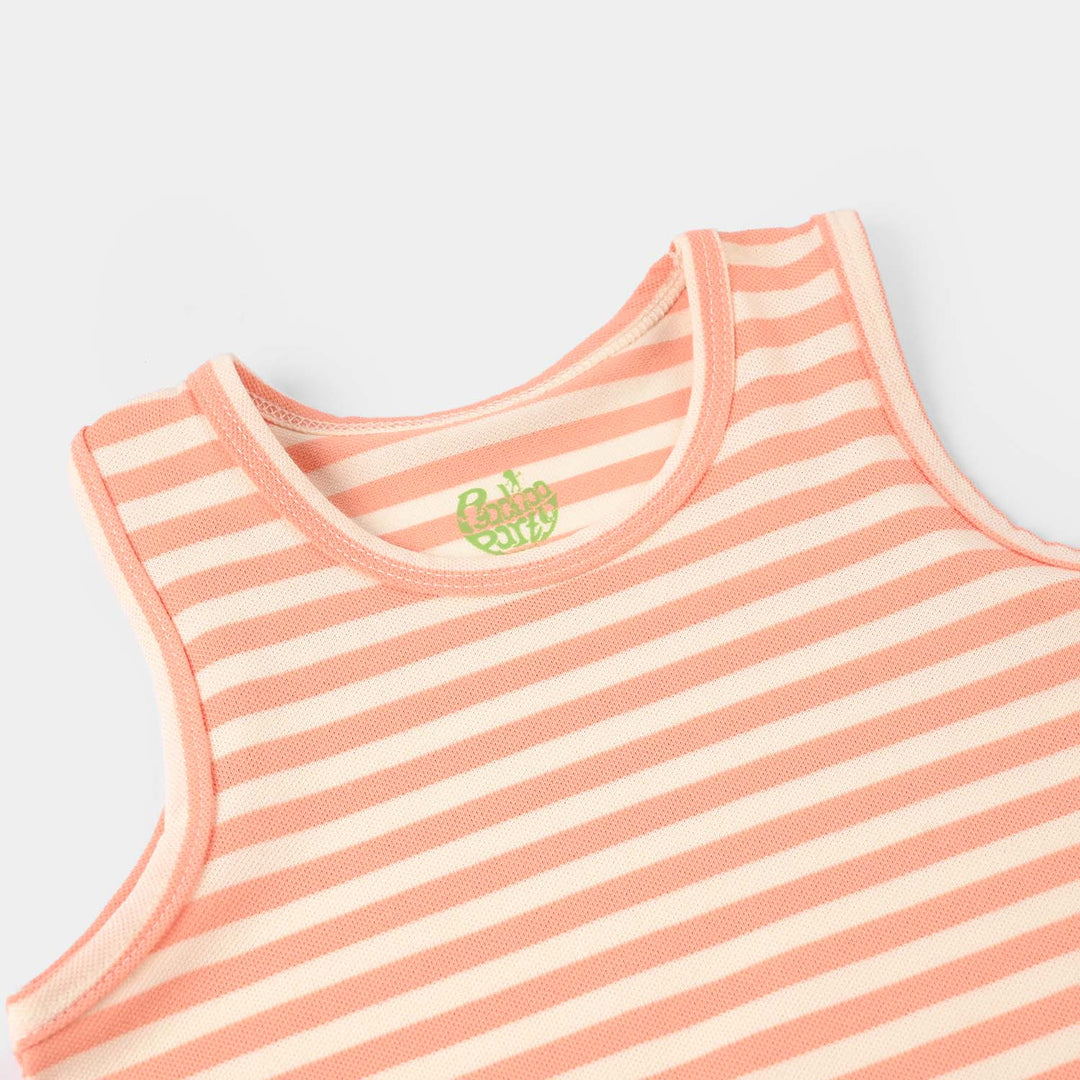 Infant Boys Jumbo Pique Sando Elephant - Rust