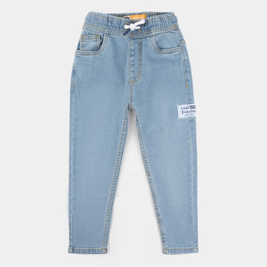 Boys Stretch Denim Pants (Lead Evolution) - Light Blue