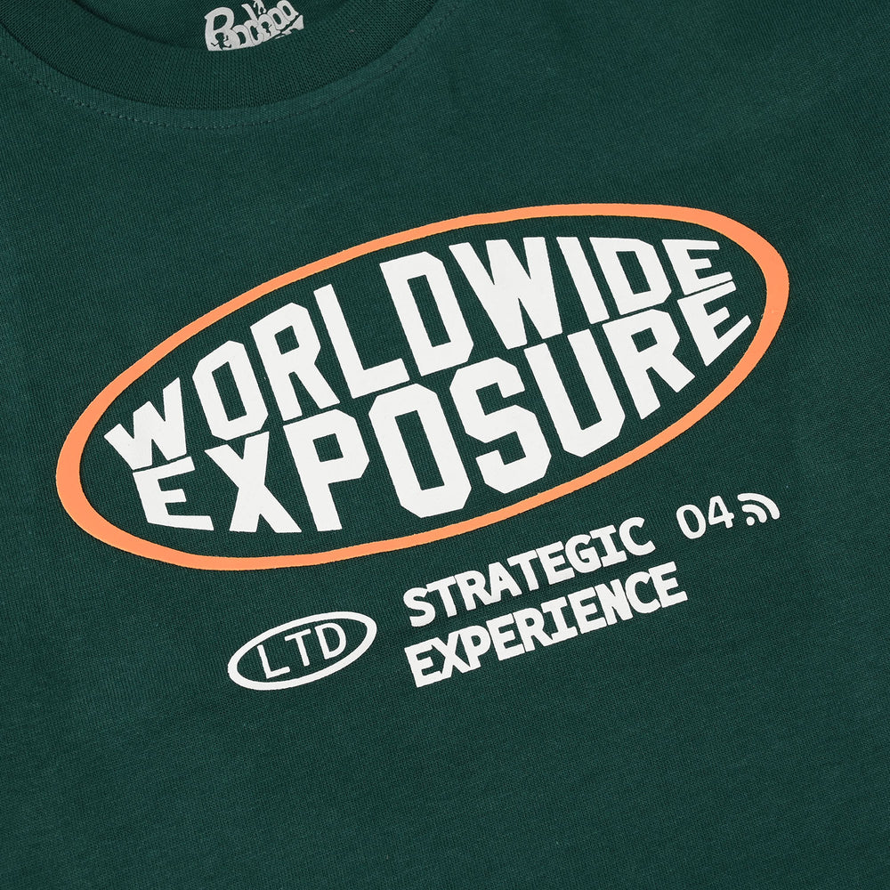 Boys Cotton Jersey T-Shirt (Worldwide Exposure) – Green