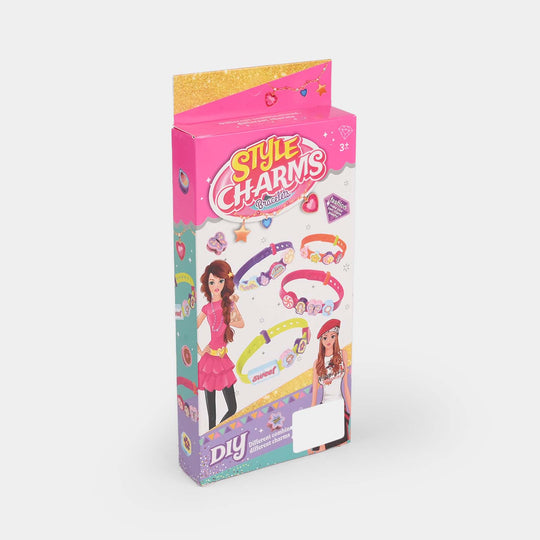 Style Charms DIY Bracelet Kit – Creative Jewelry-Making Set for Kids