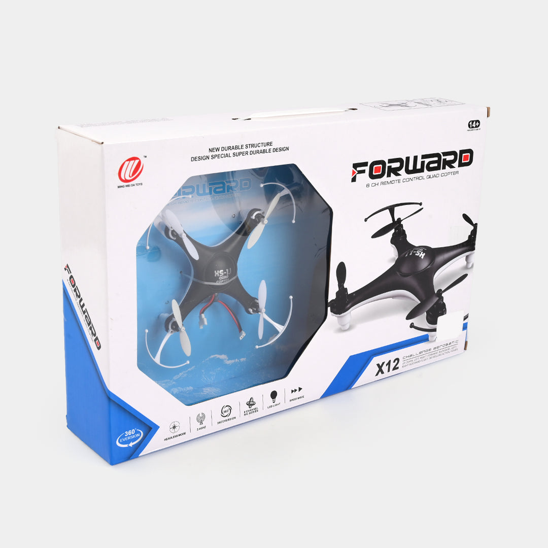 Remote Control 6-Channel Quadcopter Drone