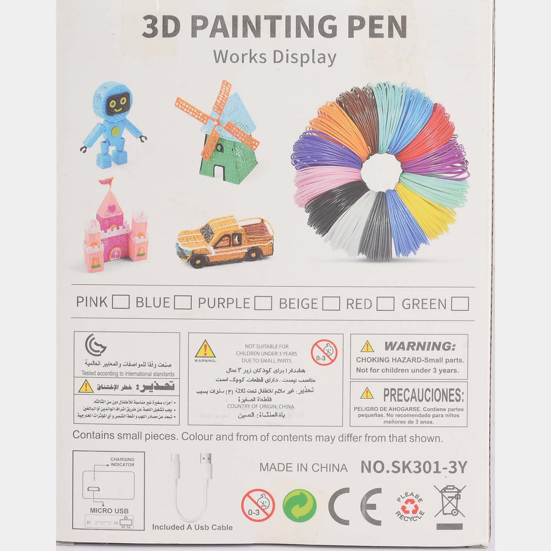 3D Drawing Pen Art for Kids