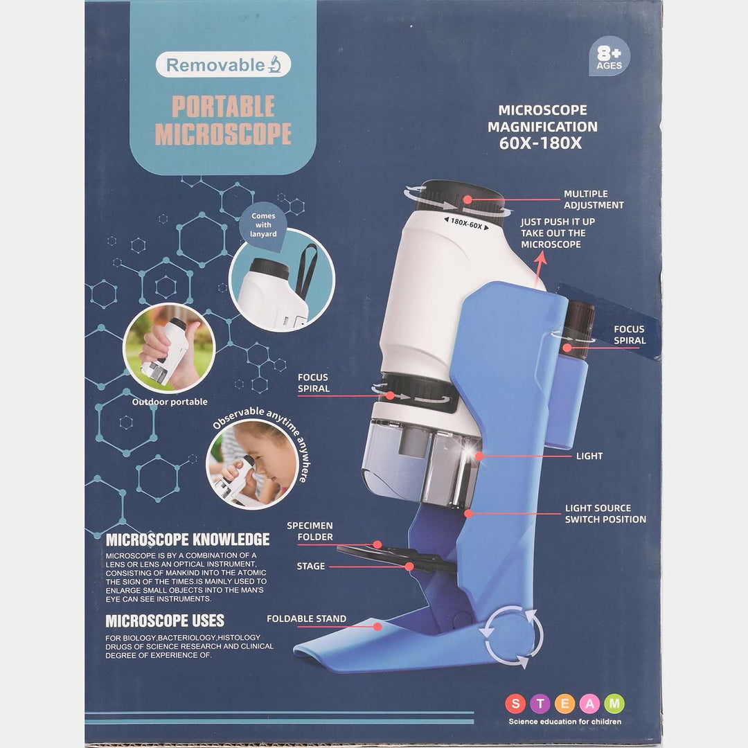 Portable STEM Microscope Kit – Removable Design